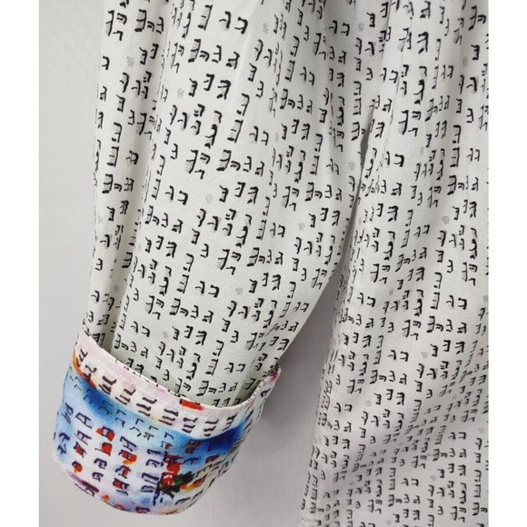 Jerry Garcia Grateful Dead Button Down Shirt XL Flip Cuff Long Sleeve - Picture 5 of 9